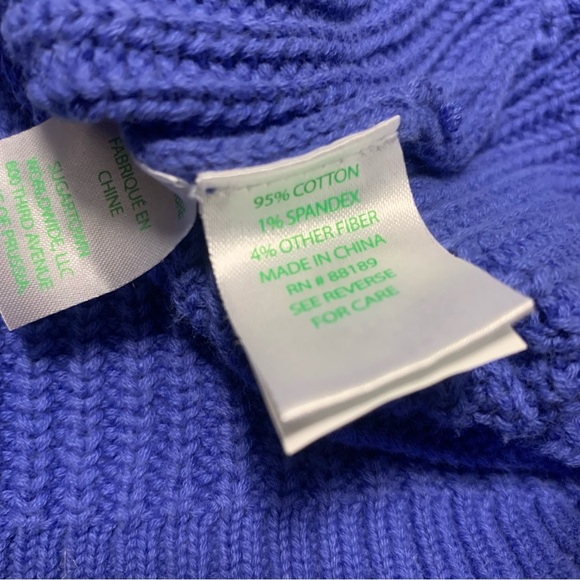 Lilly Pulitzer knit blue sweater tank top women’s size extra small XS Iris - Picture 7 of 9